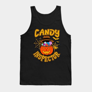 Halloween Candy Inspector Tank Top